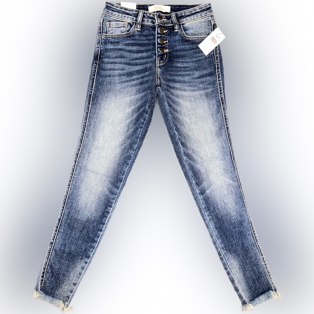 NWT KanCan Mid-Rise Ankle Skinny Jeans